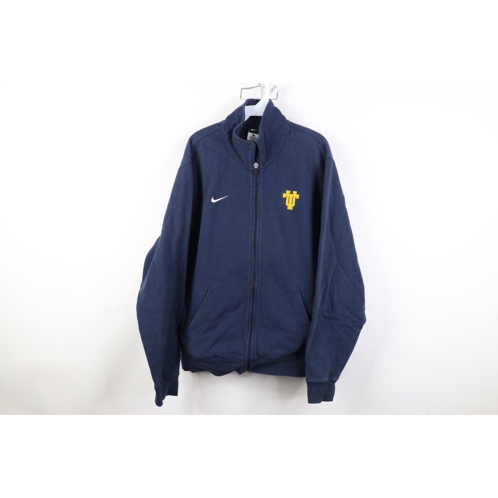 Nike Mens Large Team Issued University Of Toledo Football Zip Sweatshirt Jacket